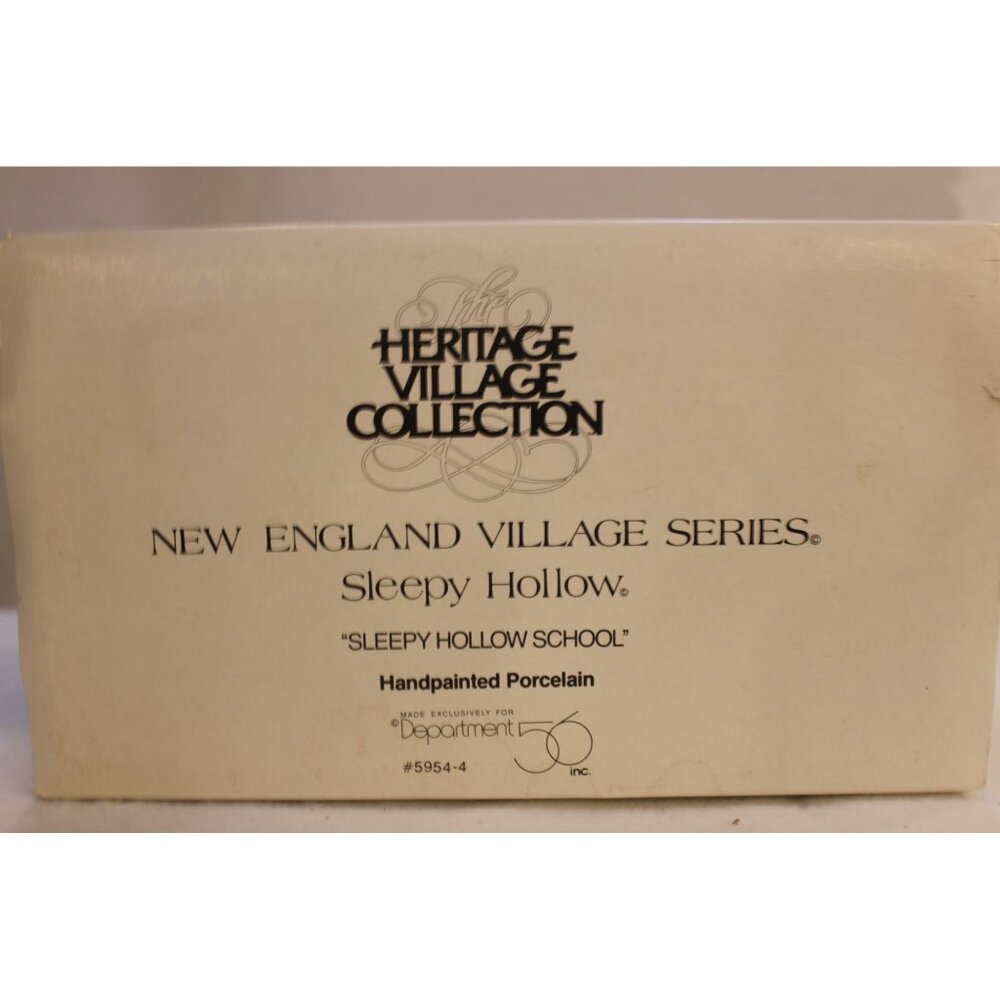 Dept 56 New England Village - Sleepy Hollow School